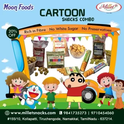 Cartoon Snacks Combo