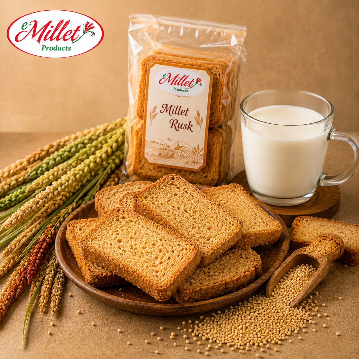 MILLET RUSK