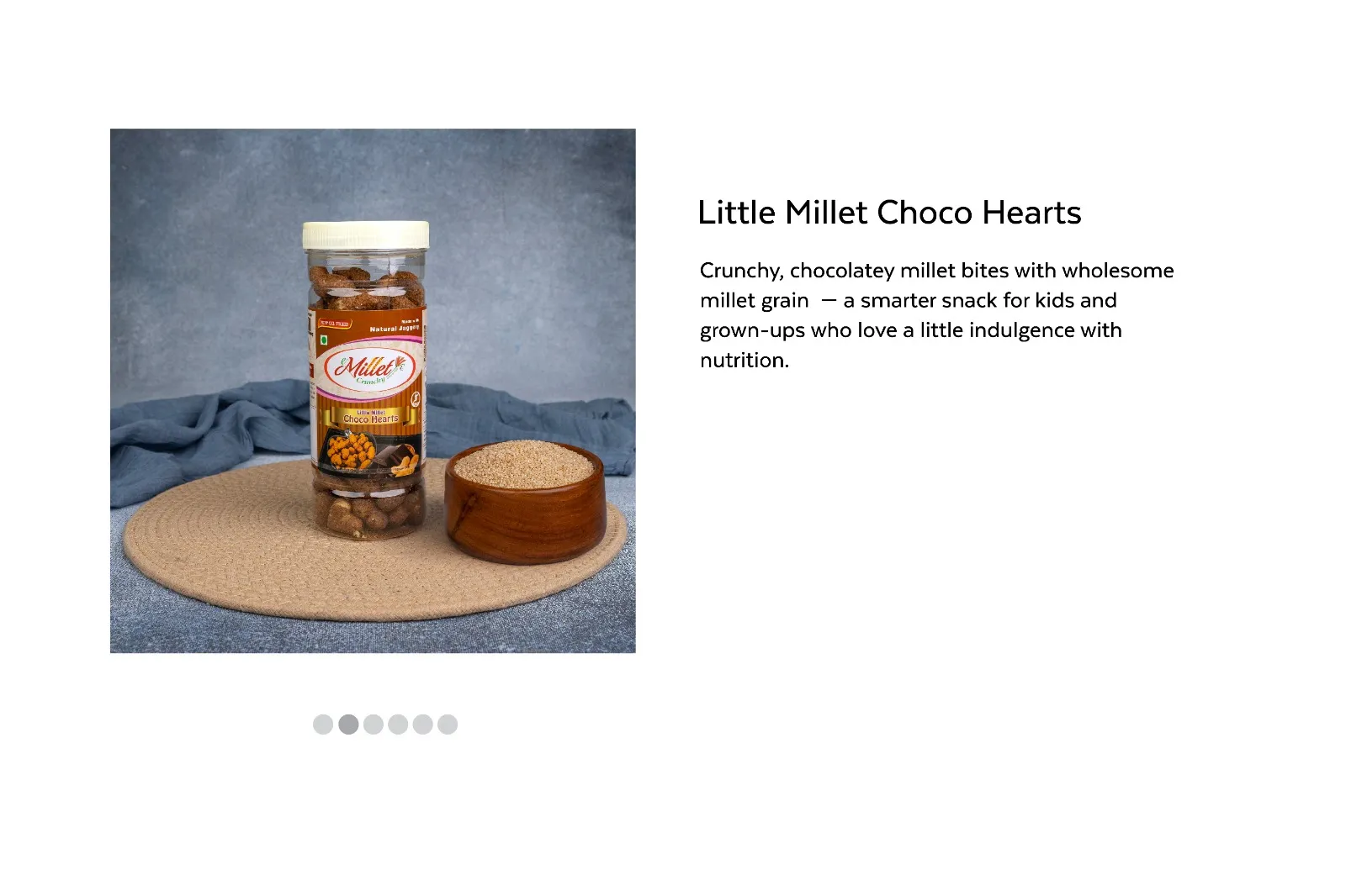 Little Millet Sweet Pops - Choco Hearts Jar