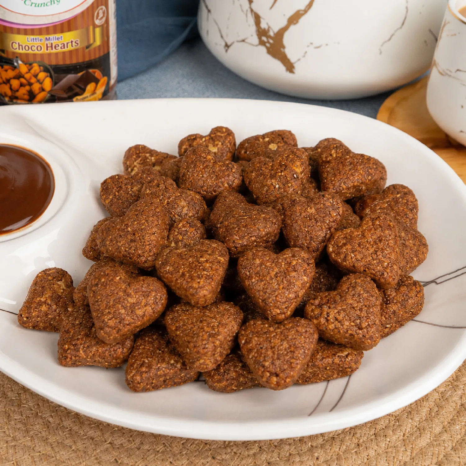 Little Millet Sweet Pops - Choco Hearts Jar