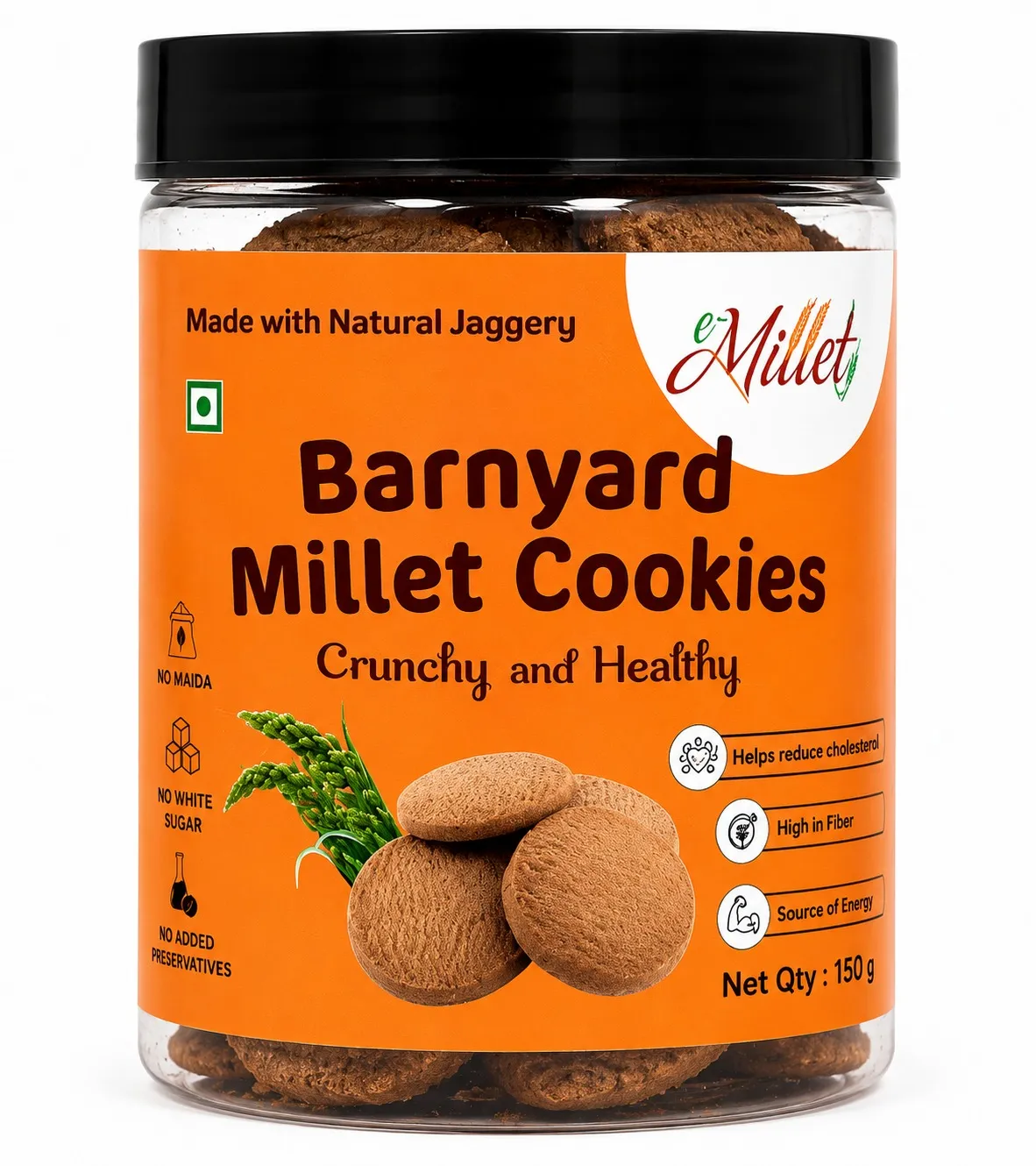 Barnyard Millet Cookies - Pet Jar 150g