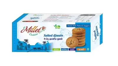 Salted Ajwain Barnyard Millet cookies - Mono Carton Pack