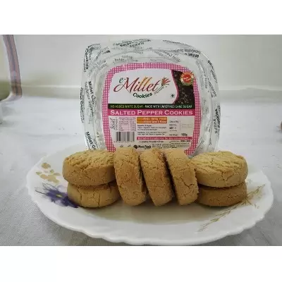 Salt Pepper Cookies - Kodo Millet