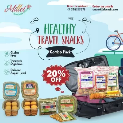 Healthy Travel Snacks Combo pack