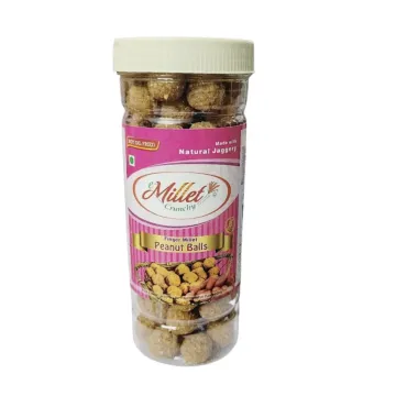 Finger Millet Sweet pops - Peanut Balls Jar