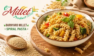 Barnyard Millet Spiral Pasta