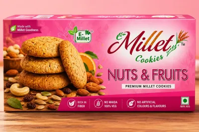 Fruit Nuts Millet Cookies
